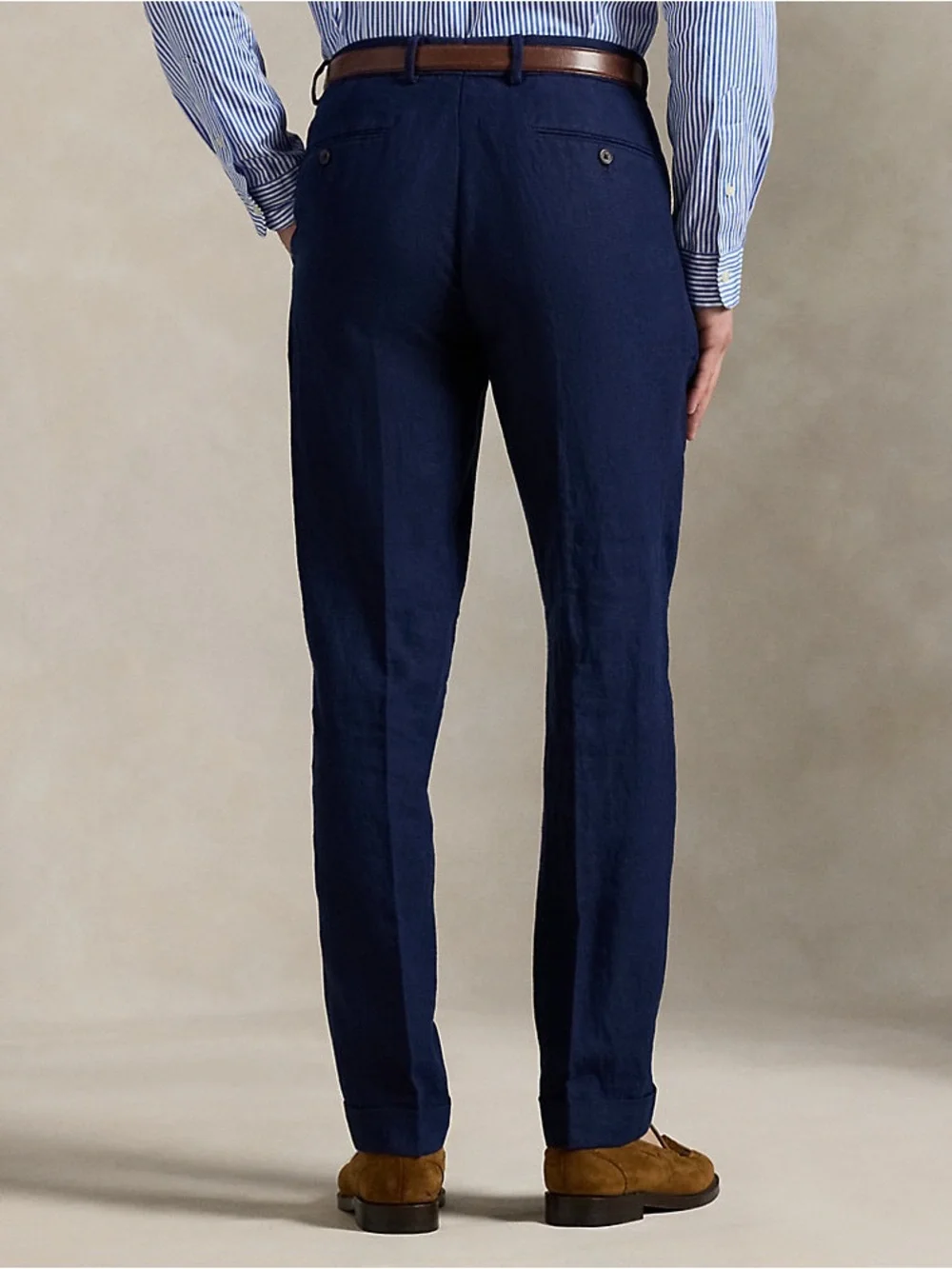 POLO RALPH LAUREN Preston Fit Linen Slacks Pants Size 40 X 30